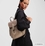 MOCHILA DE NAILON K/SIGNATURE gris ceniza